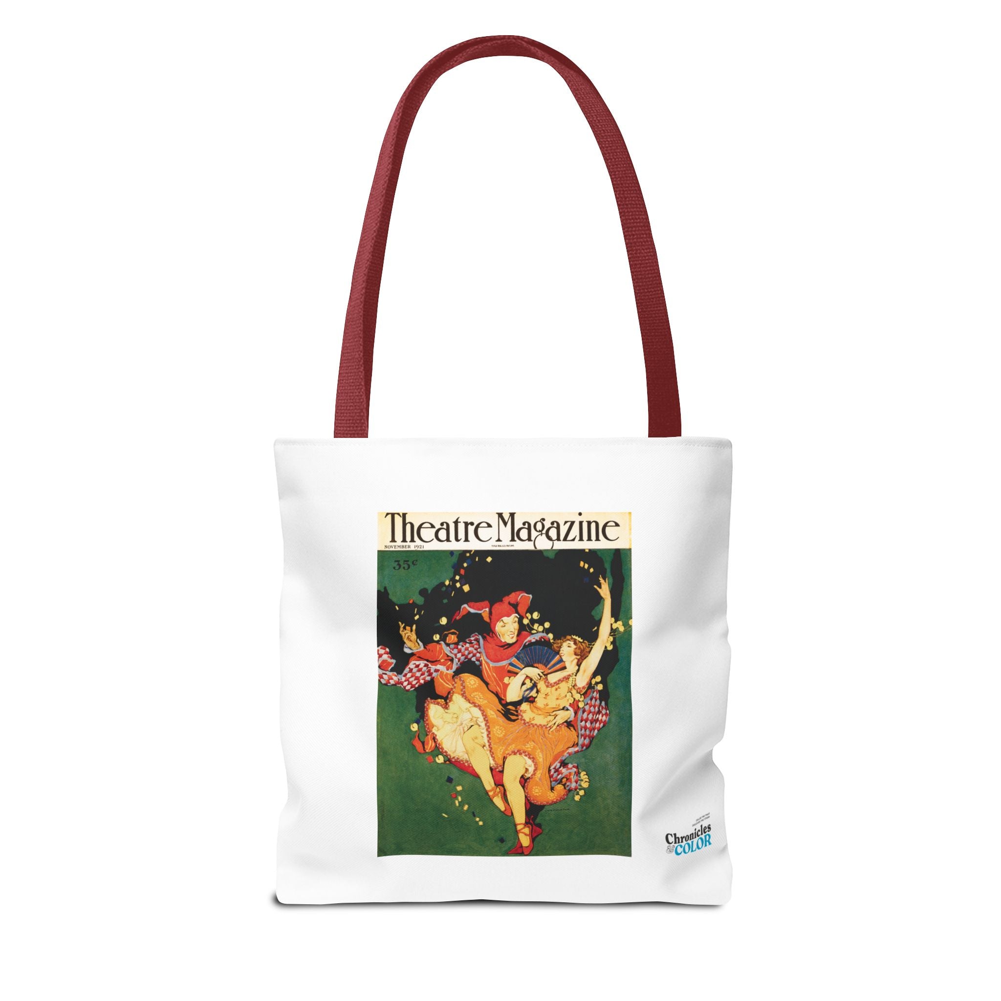 Stylish Tote Bag - Theatre Magazine Cover, Nov. 1921, Artwork by Clara Elsene Peck