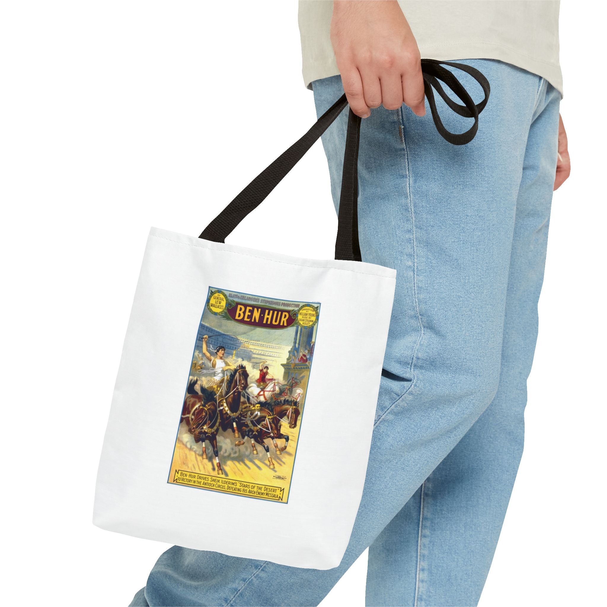 Stylish Tote Bag - Ben-Hur Broadway Premiere Vintage Artwork (1899)