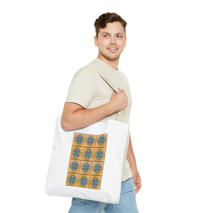 Stylish Tote Bag - Malibu Potteries Tile, Adamson House