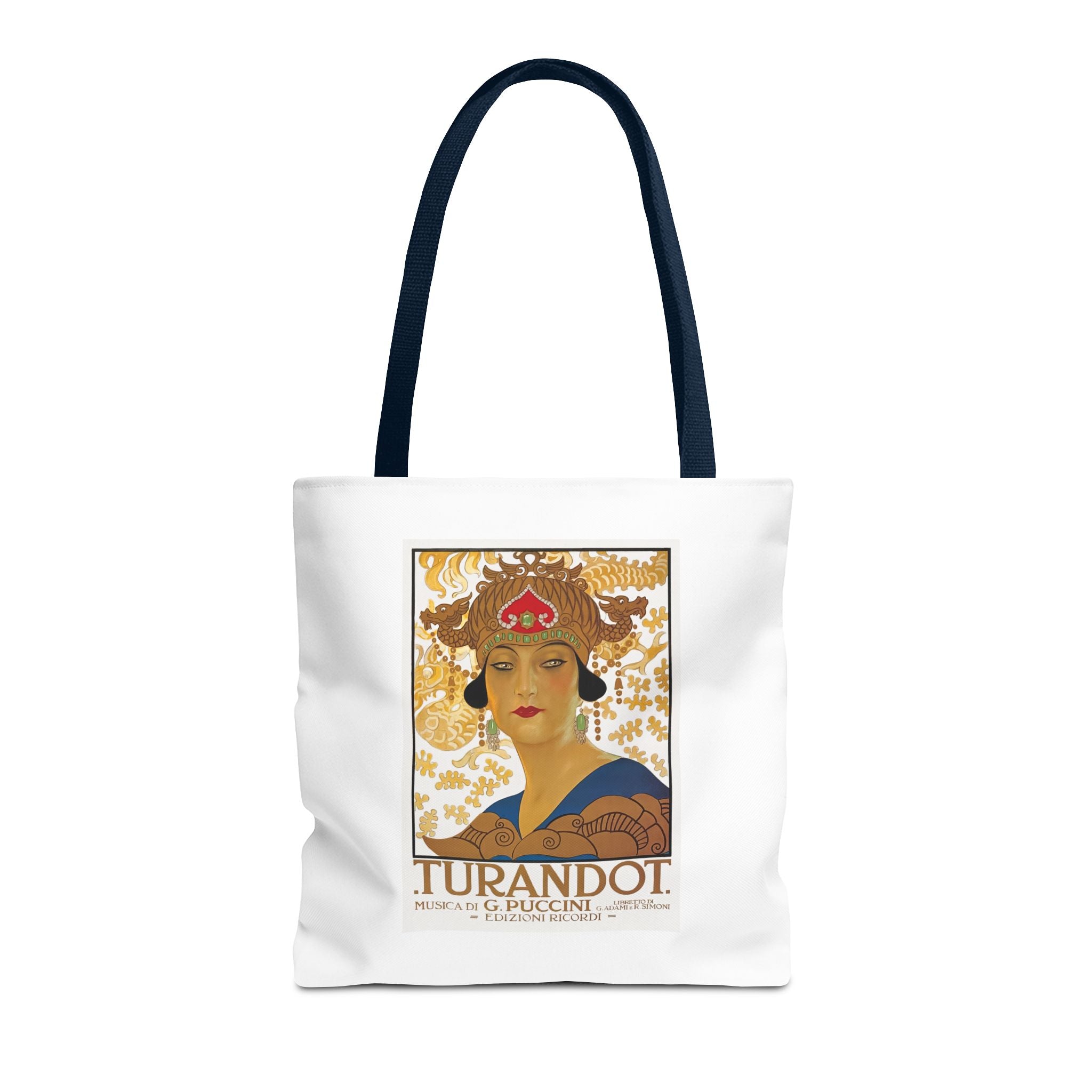 Stylish Tote Bag - Giacomo Puccini’s Opera Turandot Vintage Artwork (1926)
