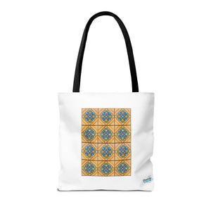 Stylish Tote Bag - Malibu Potteries Tile, Adamson House