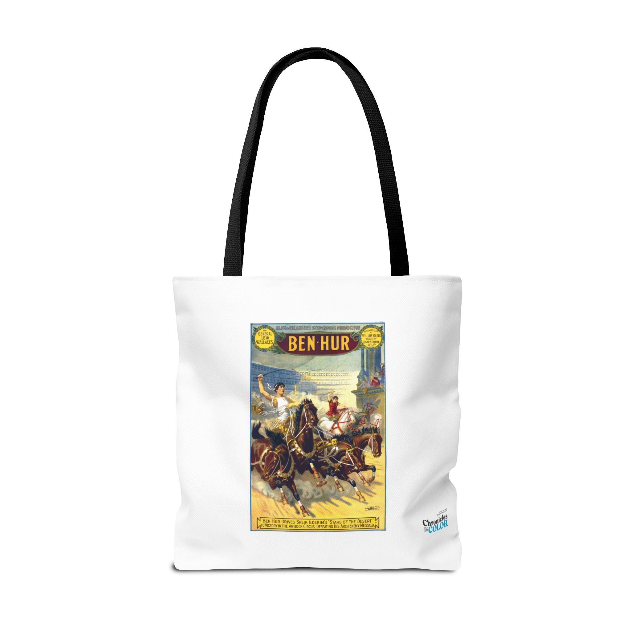 Stylish Tote Bag - Ben-Hur Broadway Premiere Vintage Artwork (1899)