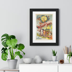 Framed Vertical Poster - Casino de Paris – Vénus à Paris Artwork by Alfred Choubrac