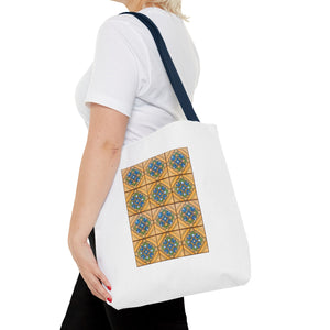 Stylish Tote Bag - Malibu Potteries Tile, Adamson House