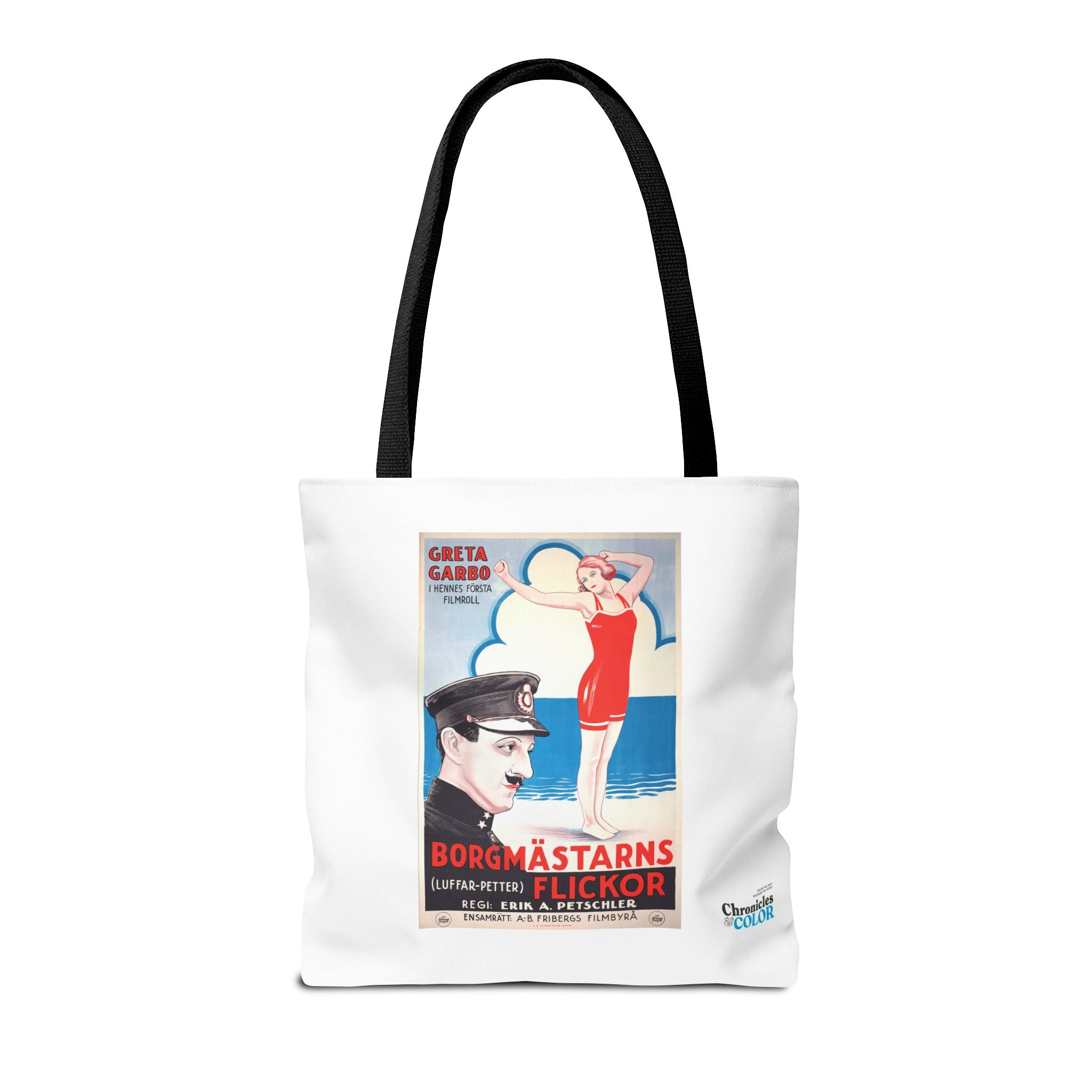 Stylish Tote Bag - Luffar-Petter (Peter the Tramp) Swedish Vintage Artwork