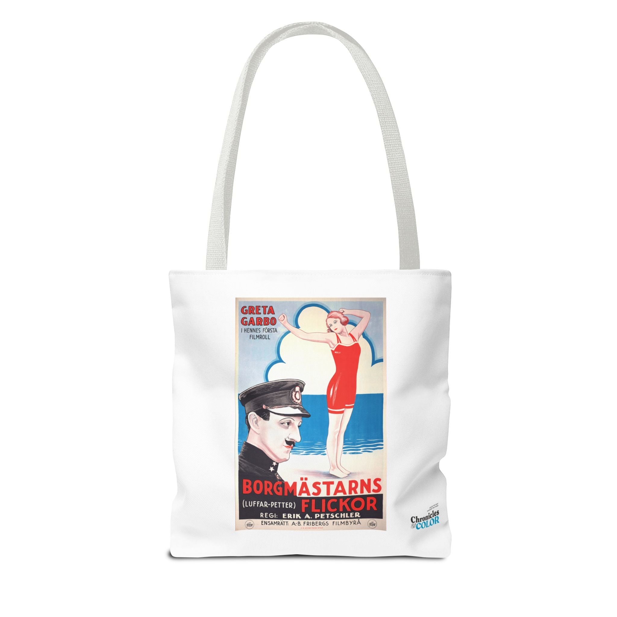 Stylish Tote Bag - Luffar-Petter (Peter the Tramp) Swedish Vintage Artwork