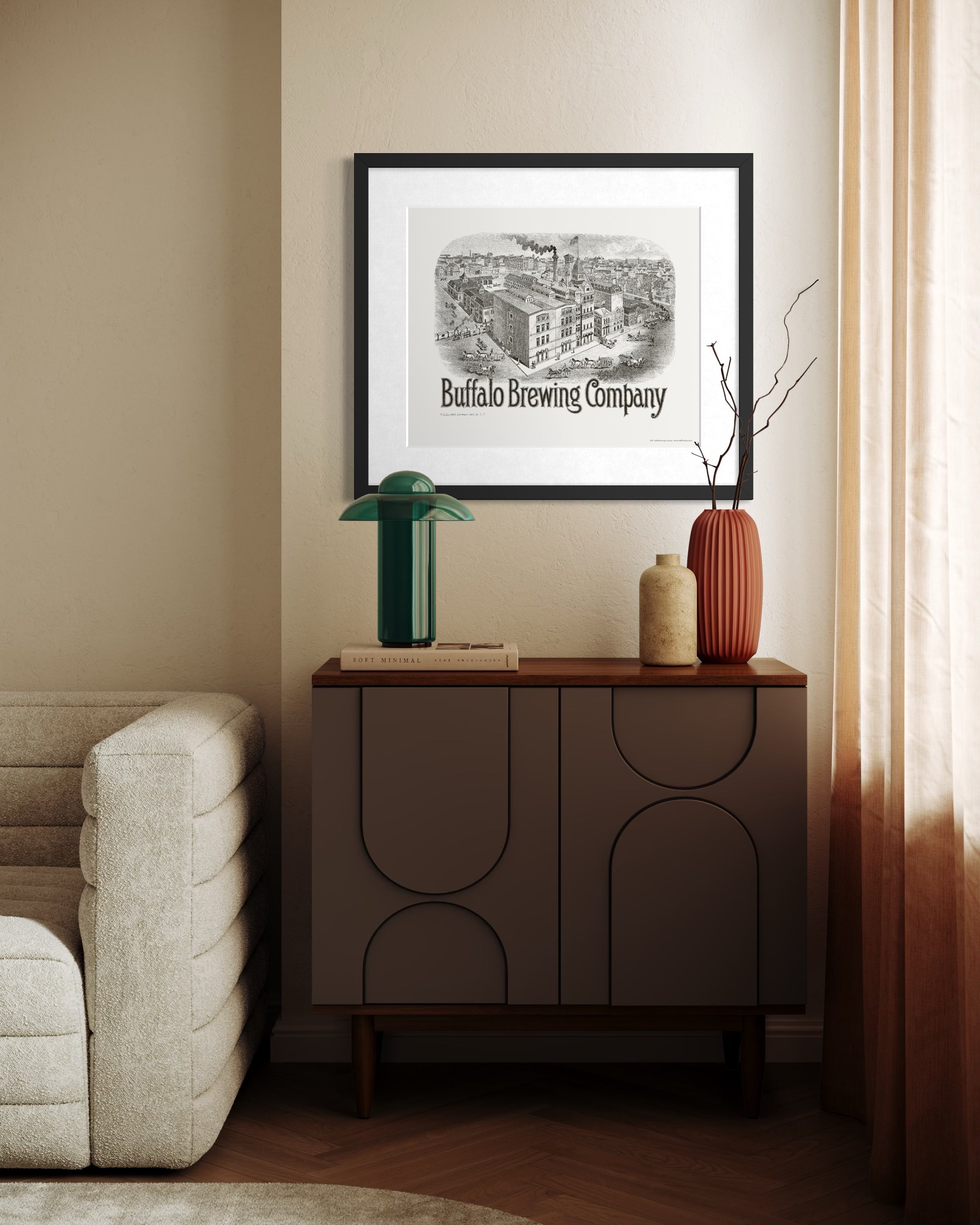 Buffalo Brewing Company, Sacramento - 1895 | Framed Print
