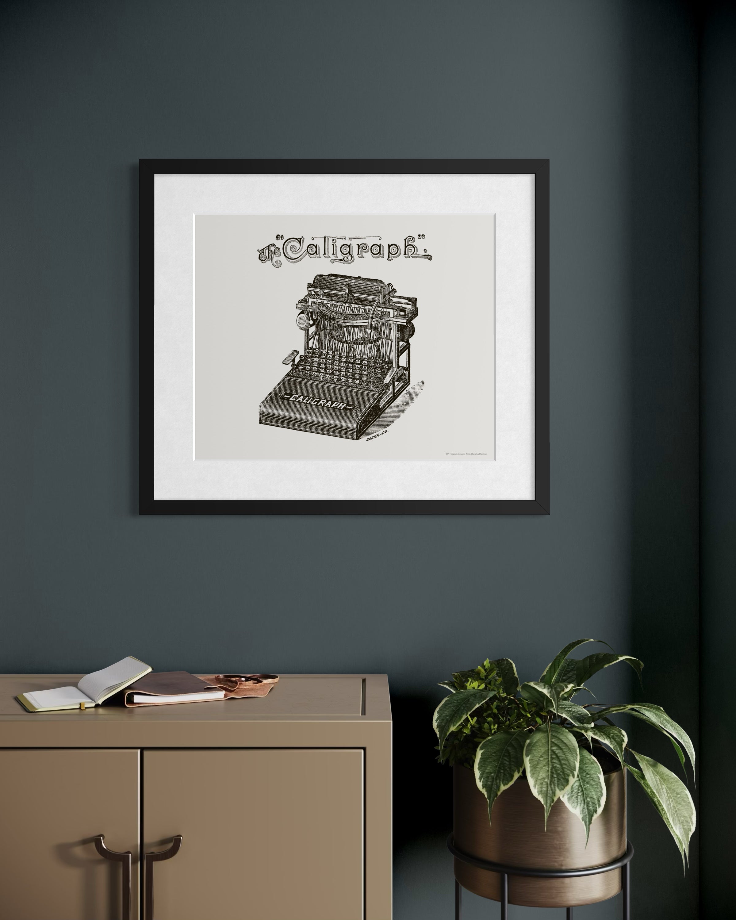 The Caligraph - 1891 | Framed Print