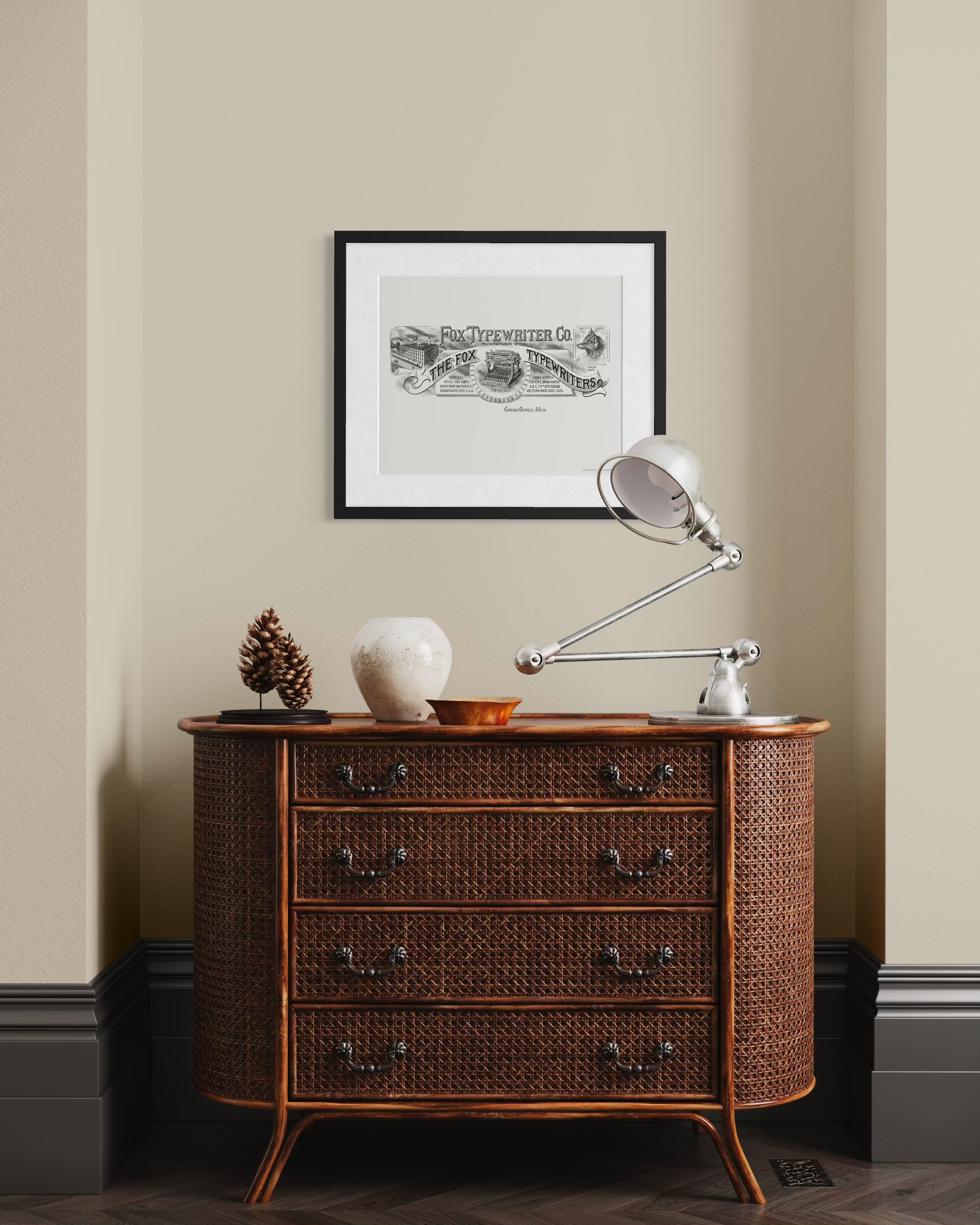 Fox Typewriter Co. - 1901 | Framed Print