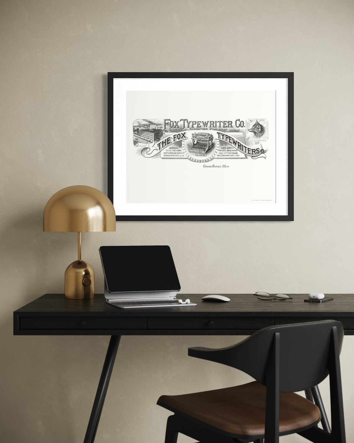 Fox Typewriter Co. - 1901 | Framed Print
