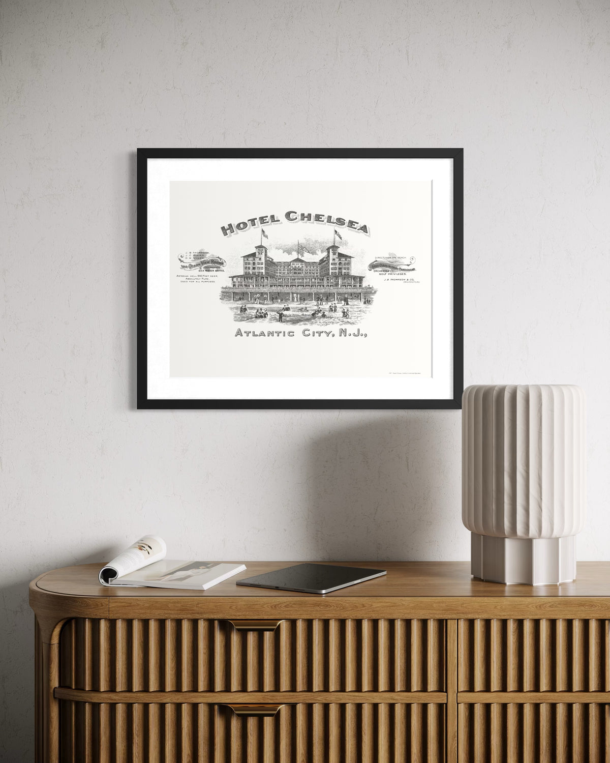 Hotel Chelsea, Atlantic City, NJ - 1907 | Framed Print