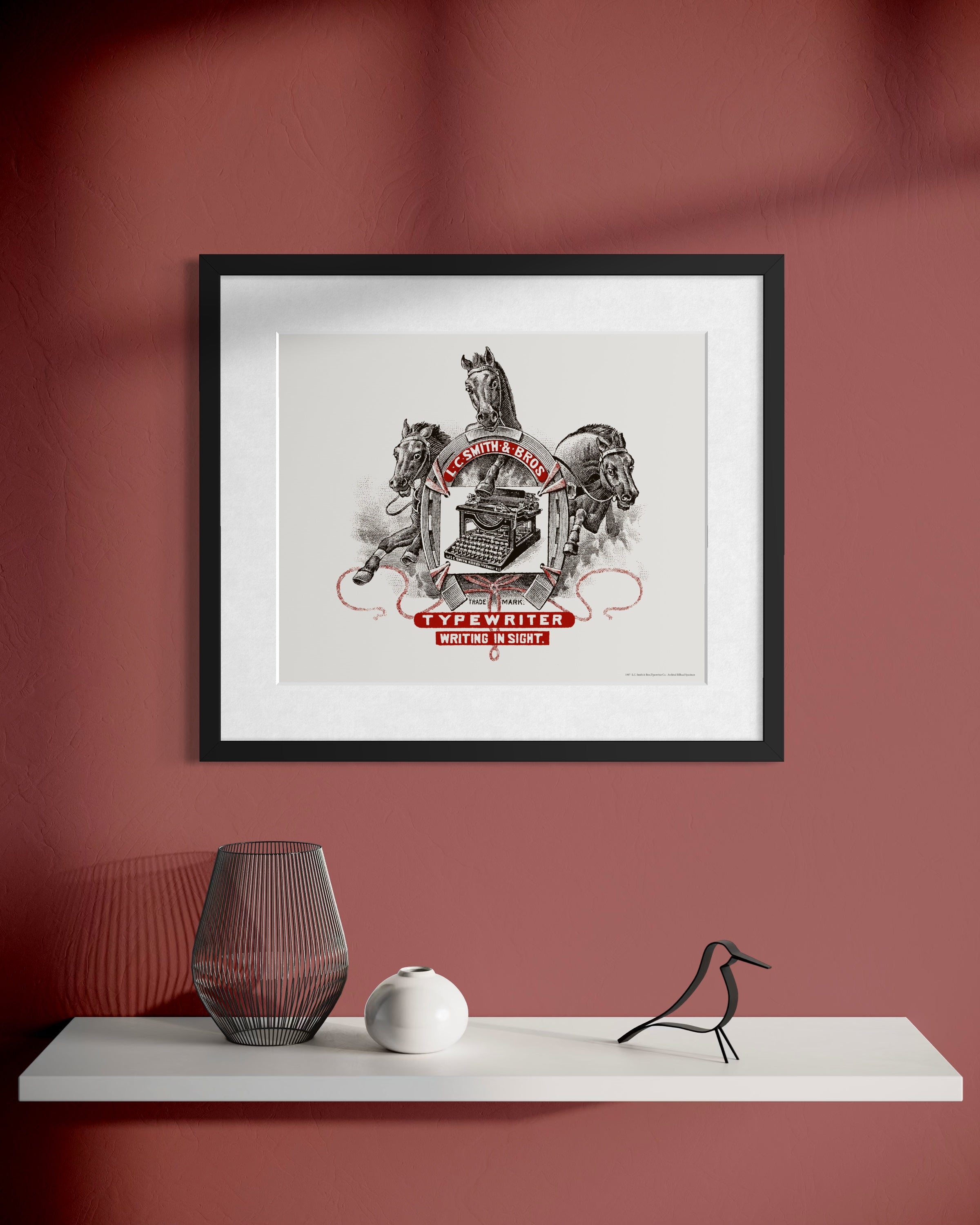 L.C. Smith & Bros. Typewriter Co. - 1907 | Framed Print