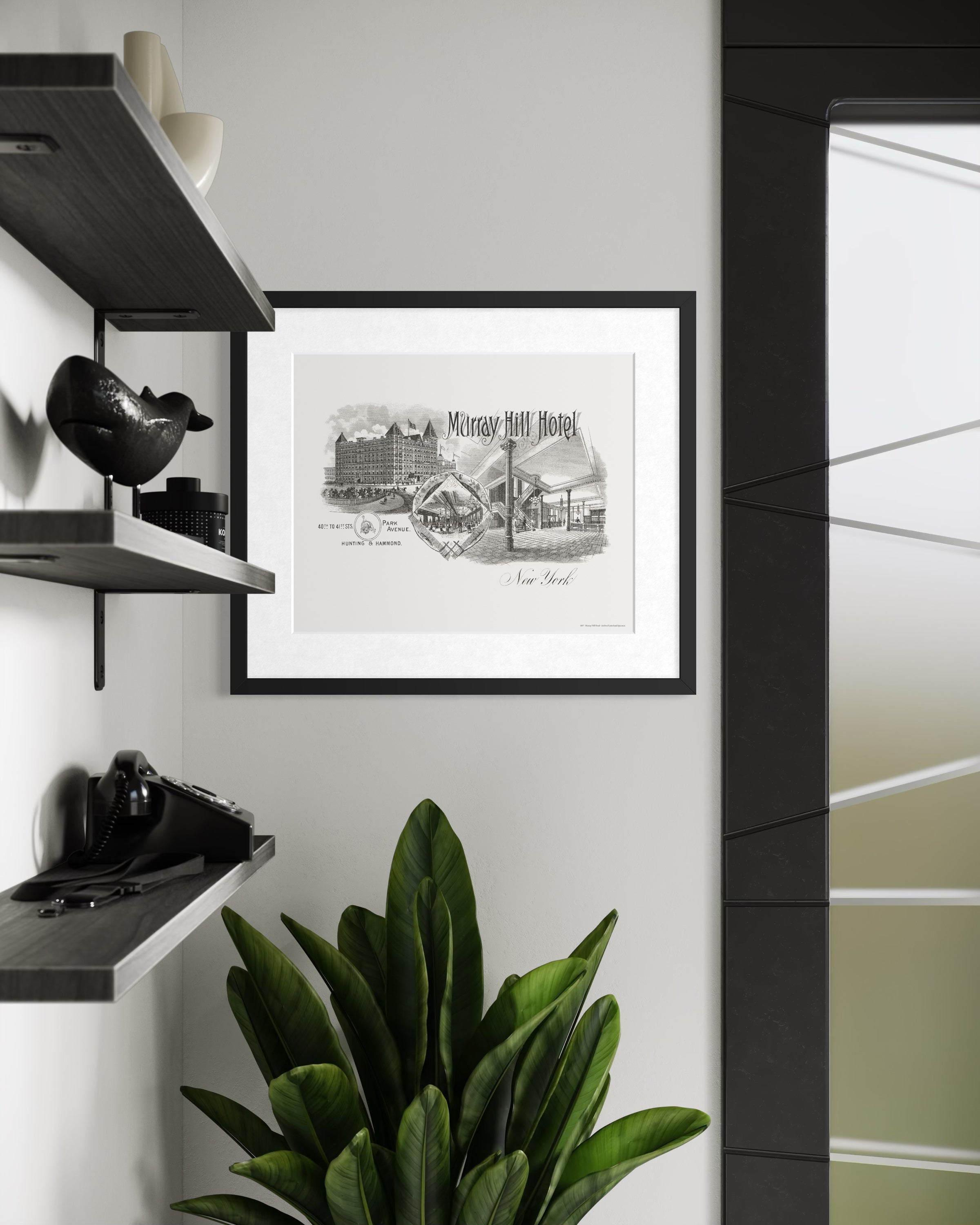 Murray Hill Hotel, Manhattan, NY - 1897 | Framed Print