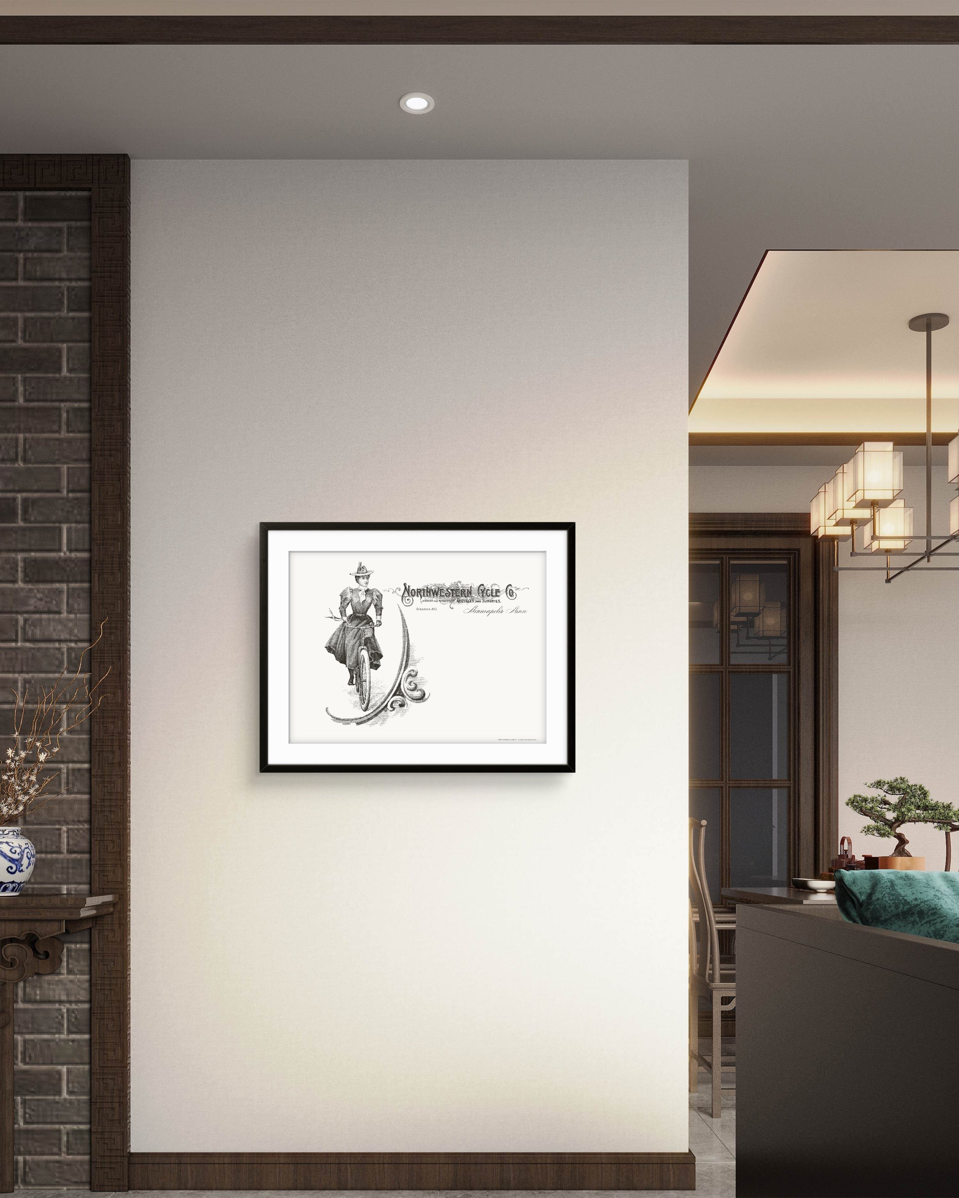 Northwestern Cycle Co., Minneapolis — 1898 | Framed Print