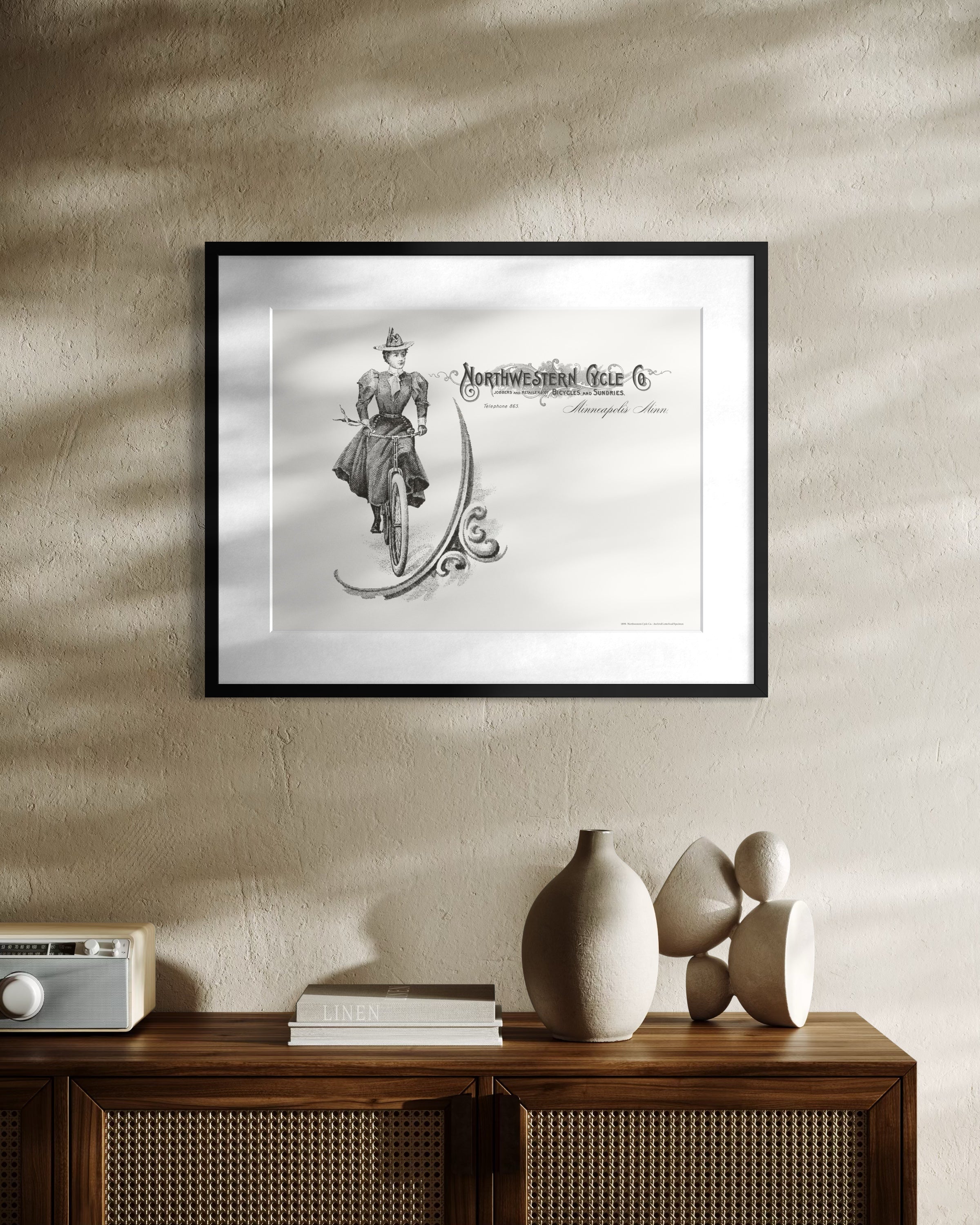 Northwestern Cycle Co., Minneapolis — 1898 | Framed Print