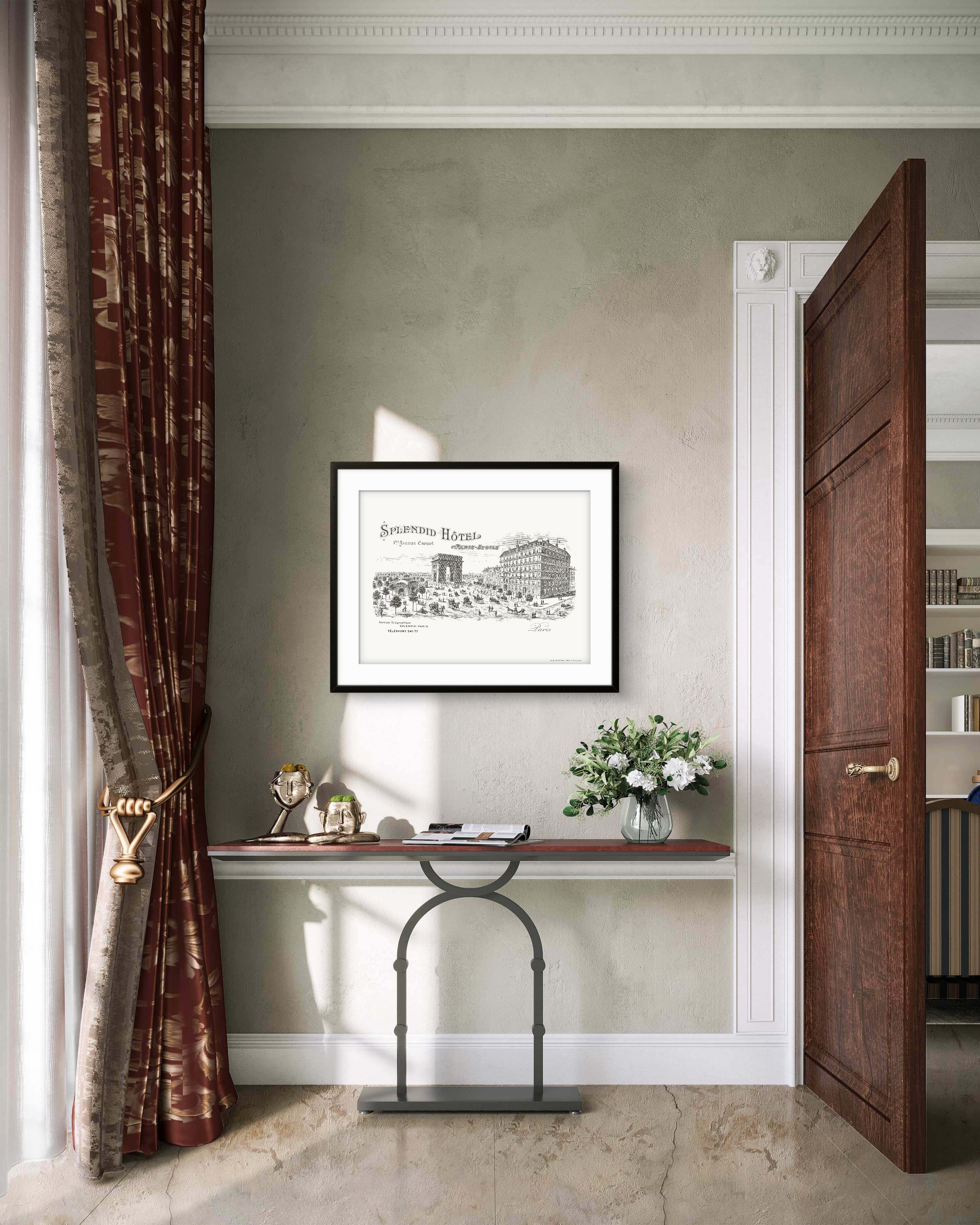 Splendid Hôtel, Paris — 1906 | Framed Print