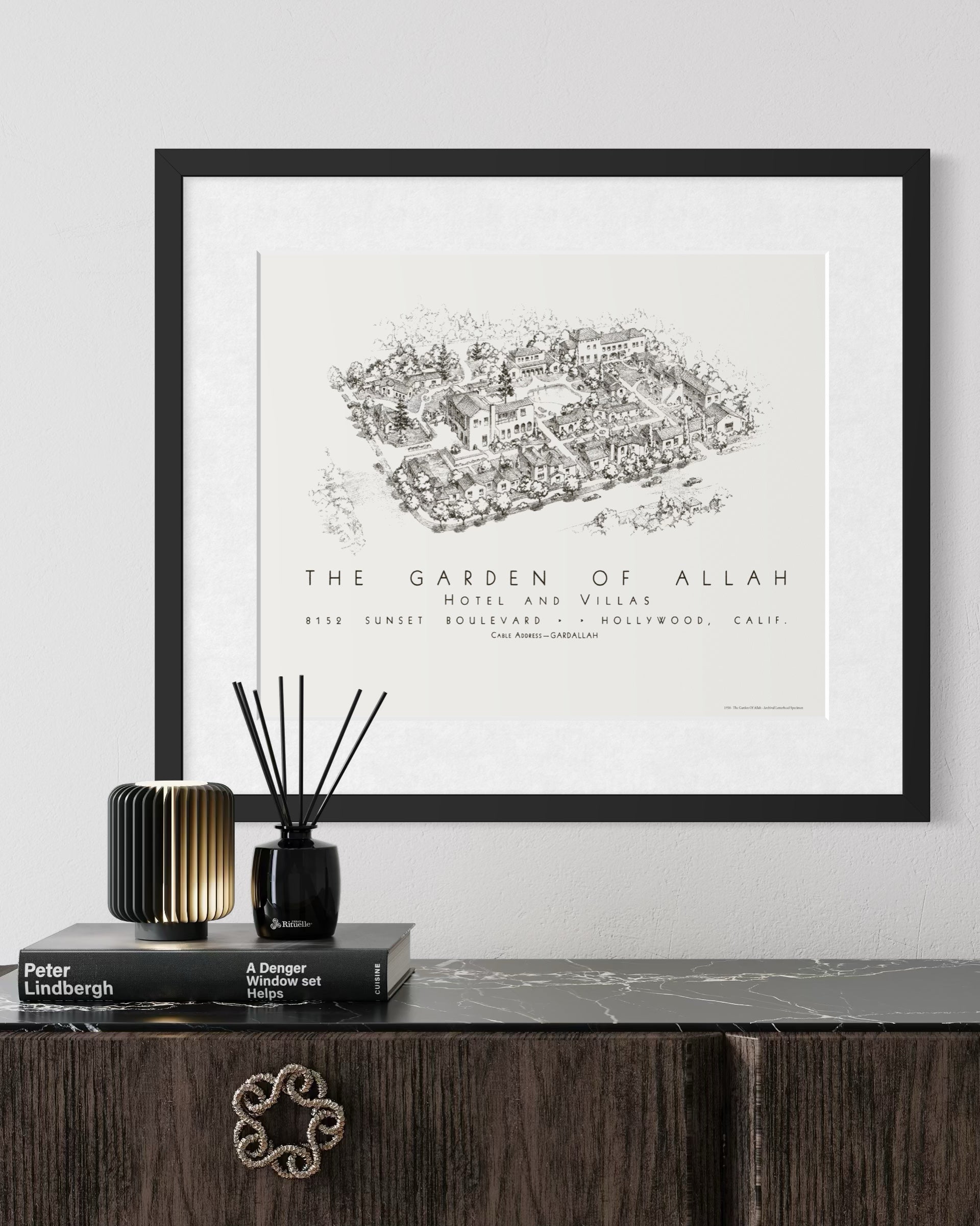 The Garden Of Allah Hotel, Hollywood - 1938 | Framed Print