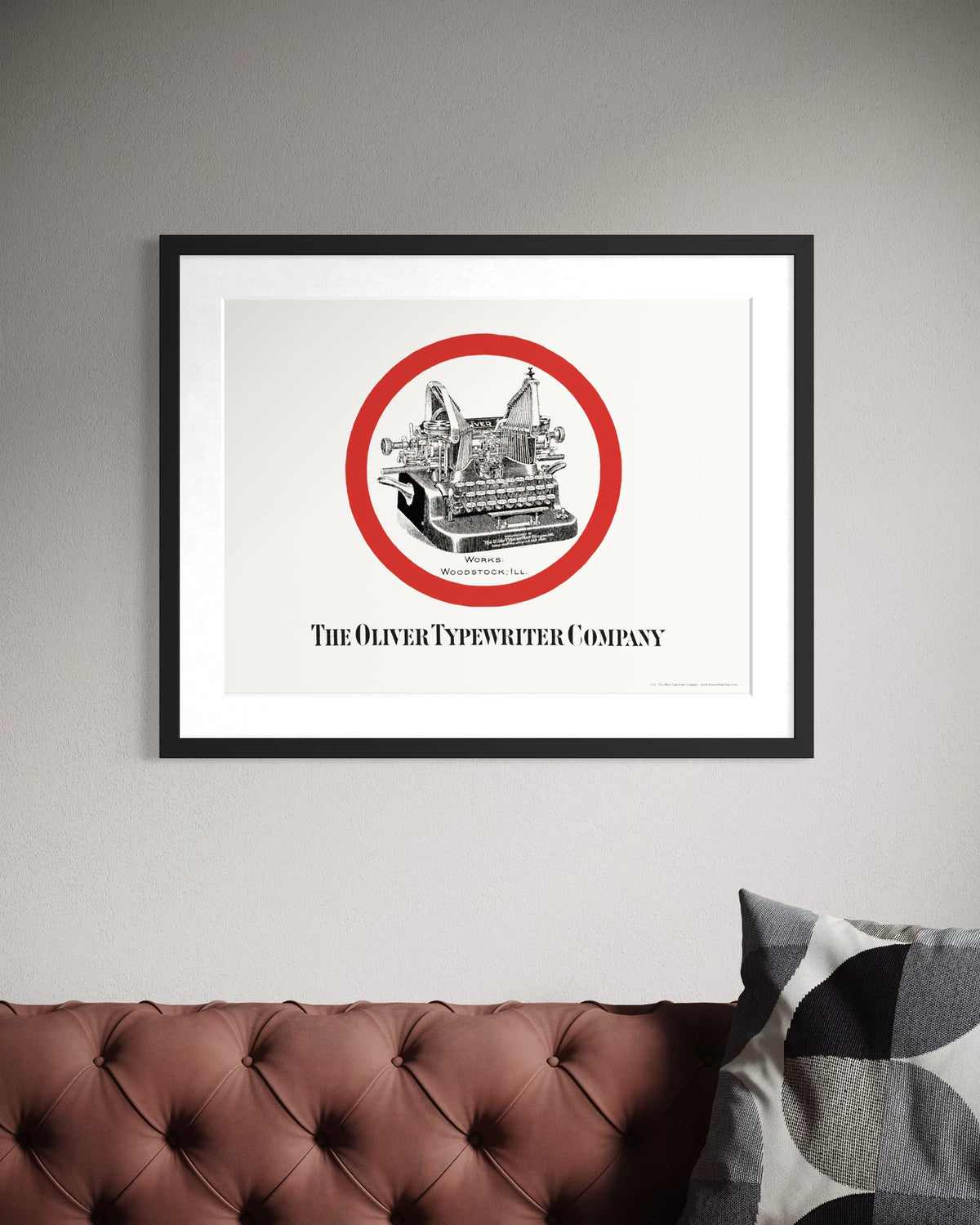 The Oliver Typewriter Company - 1912 | Framed Print