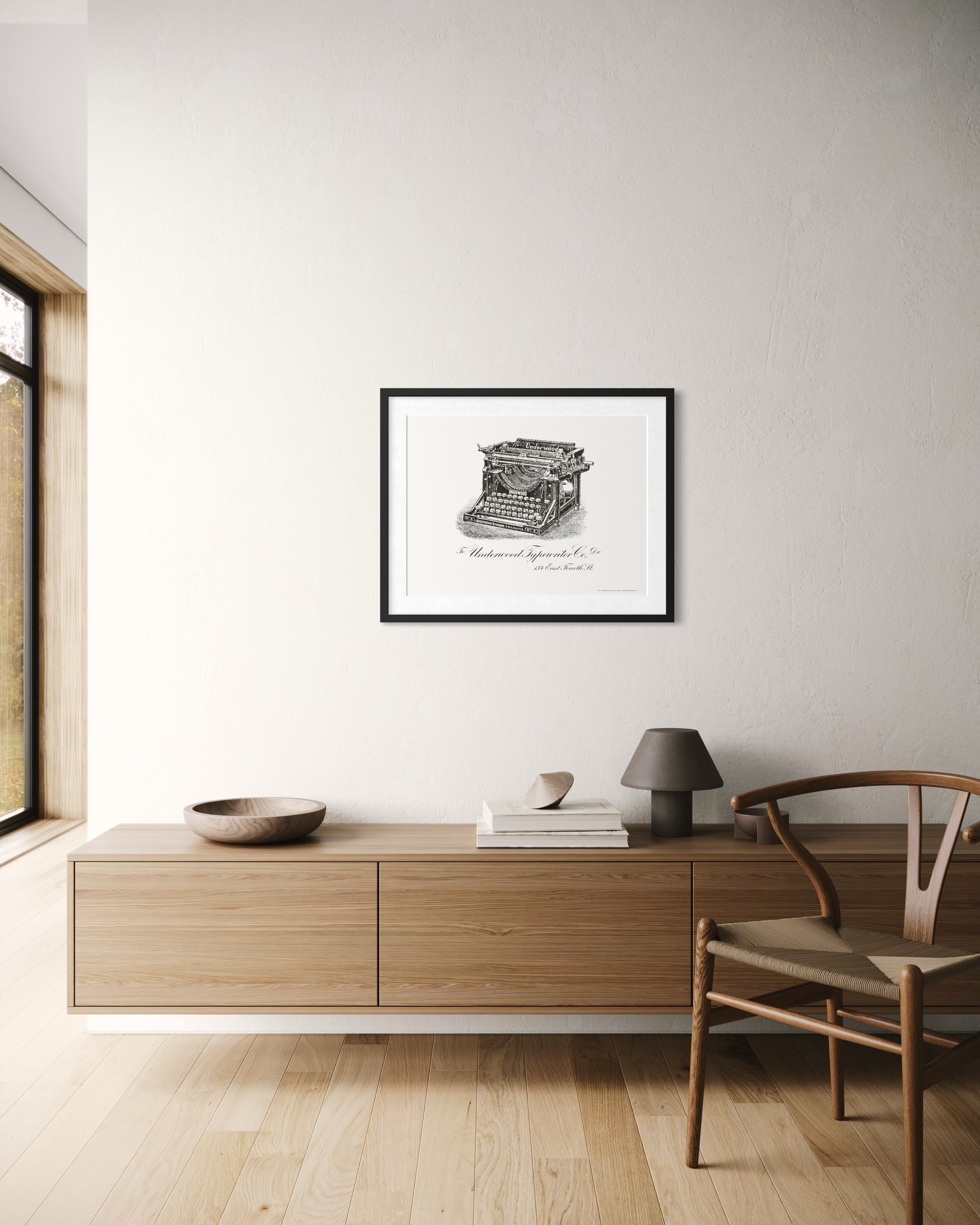 Underwood Typewriter Company — 1905 | Framed Print